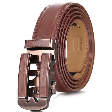 Men's Magnet Leather Ratchet Belt