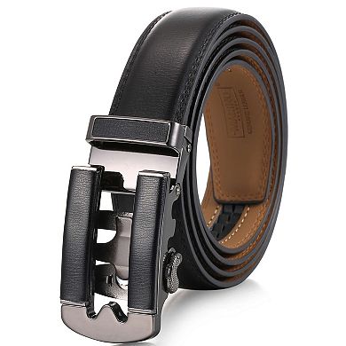 Men's Magnet Leather Ratchet Belt