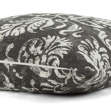 Urban Loft's Elegant Patterns Cotton Decor Throw Pillow In Distressed Floral