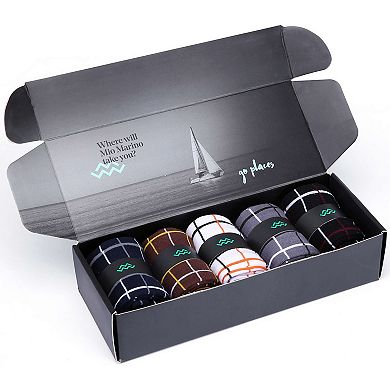 Men's Groovy Designer Dress Socks 5 Pack