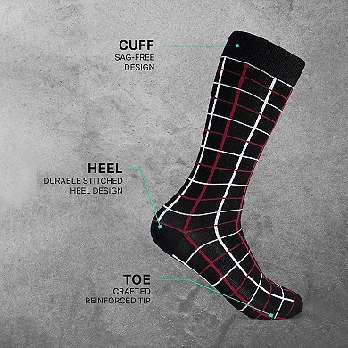 Men's Groovy Designer Dress Socks 5 Pack