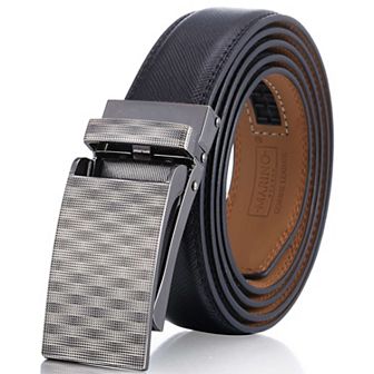 Men's Patchwork Ratchet Belt