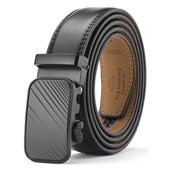 Men's Modern Striped Ratchet Belt