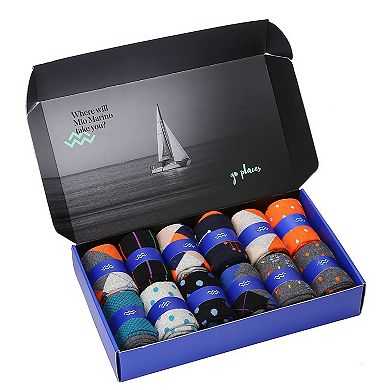 Men's Retro Collection Dress Socks 12 Pack