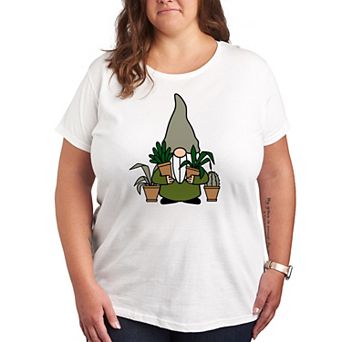 Plus Gnome With Plants Graphic Tee