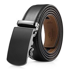 Mio Marino Men's Double Stitched Belt Strap