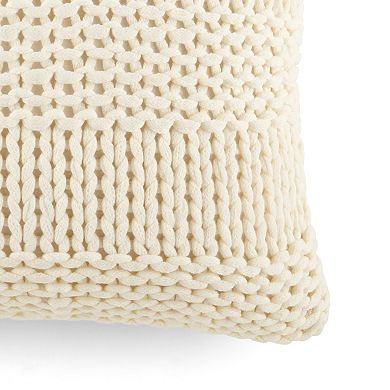Urban Loft's Cozy Chunky Knit Acrylic Decor Throw Pillow