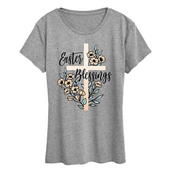 Women's Easter Blessings Graphic Tee