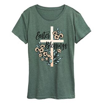 Women's Easter Blessings Graphic Tee