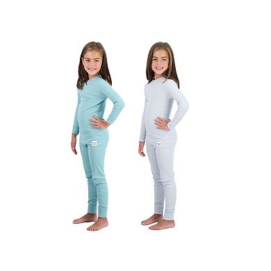 Sleep On It 100% Organic Cotton Rib Knit Snug-fit Multi Piece Pajama Set For Boys