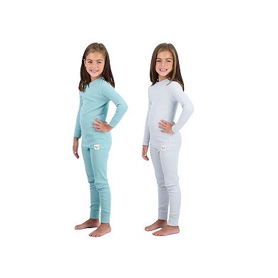 Sleep On It 100% Organic Cotton Rib Knit Snug-fit 4 &amp; 6-piece Pajama Sets For Boys - Big Kids