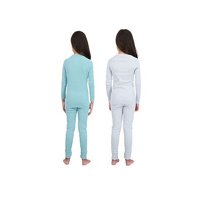 Sleep On It 100% Organic Cotton Rib Knit Snug-fit Multi Piece Pajama Set For Boys