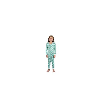 Sleep On It Girls 2-Piece Super Soft Jersey Snug-Fit Pajama Top and Pajama Pant Set - Toddler