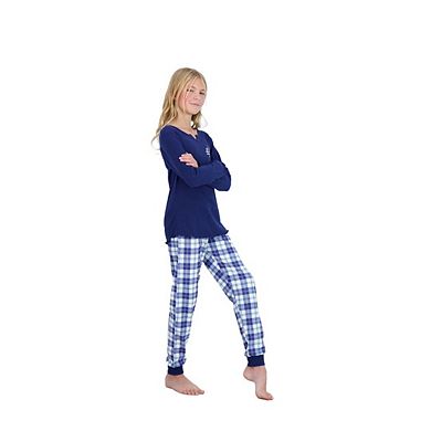 Sleep On It Girls 2-piece Brushed Jersey Pajama Set