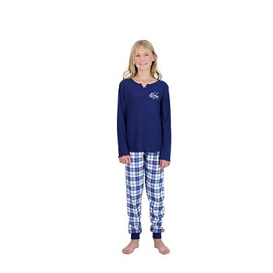 Sleep On It Girls 2-piece Brushed Jersey Pajama Set