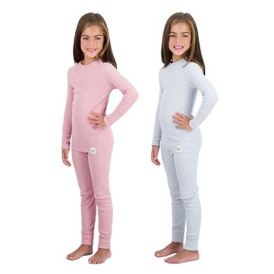 Sleep On It 100% Organic Cotton Rib Knit Snug-fit Multi Piece Pajama Set For Boys