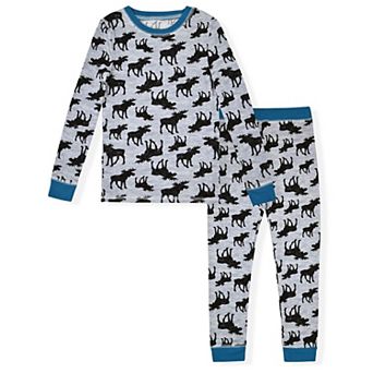 Sleep On It Boys 2 pc Super Soft Jersey Snug-Fit Pajama Top and Pajama Pants Set
