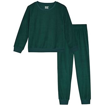 Sleep On It Boys 2 pc Velour Pajama Top and Pajama Pants Set