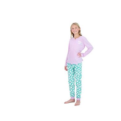 Sleep On It Girls 2-piece Fleece Pajama Set