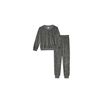 Sleep On It Boys 2 pc Velour Pajama Top and Pajama Pants Set - Toddler