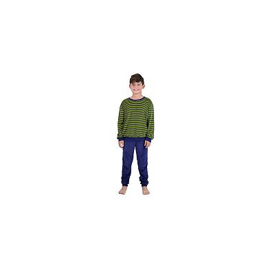 Sleep On It Boys 2-Piece Velour Pajama Top and Pajama Pants Set - Toddler