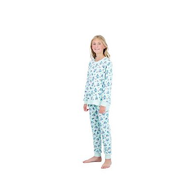Sleep On It Girls 2-piece Velour Pajama Pant Sleep Set