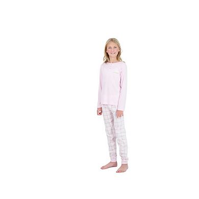 Sleep On It Girls 2-piece Fleece Pajama Set