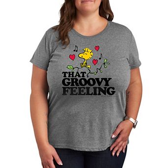 Plus Size Peanuts Groovy Feeling Graphic Tee