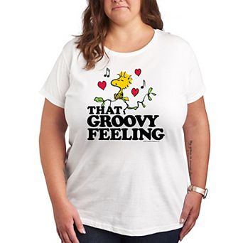 Plus Size Peanuts Groovy Feeling Graphic Tee