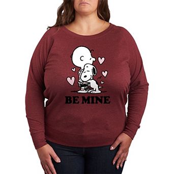 Plus Size Peanuts Be Mine Graphic Tee