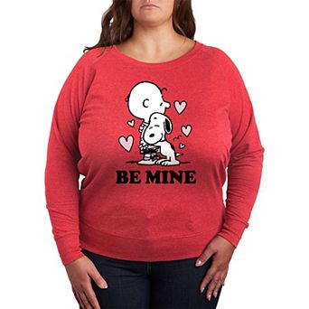 Plus Size Peanuts Be Mine Graphic Tee