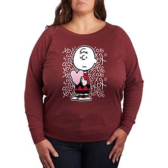 Plus Size Peanuts Charlie Brown Xoxo Graphic Tee