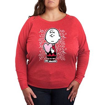 Plus Size Peanuts Charlie Brown Xoxo Graphic Tee