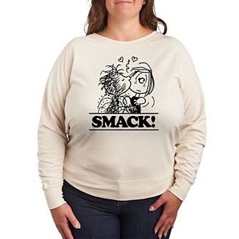 Plus Size Peanuts Pigpen Patty Smack Graphic Tee