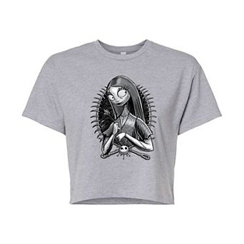 Disney's The Nightmare Before Christmas Sally Juniors' Cropped Tee