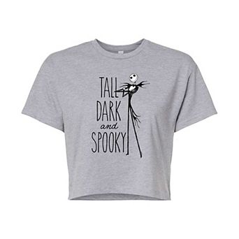 Disney's The Nightmare Before Christmas Jack Juniors' Spooky Cropped Tee