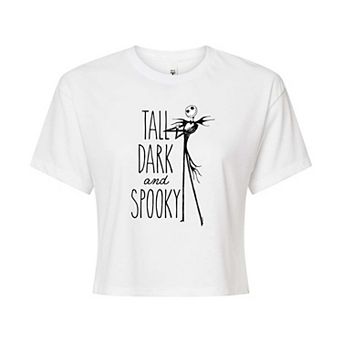 Disney's The Nightmare Before Christmas Jack Juniors' Spooky Cropped Tee