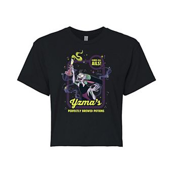 Disney's The Emperor's New Groove Yzma Juniors' Brewed Potions Cropped Tee