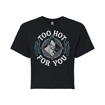 Disney's Hercules Hades Juniors' Too Hot For You Cropped Tee