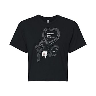Disney's The Little Mermaid Ursula Juniors' Read My Body Language Cropped Tee