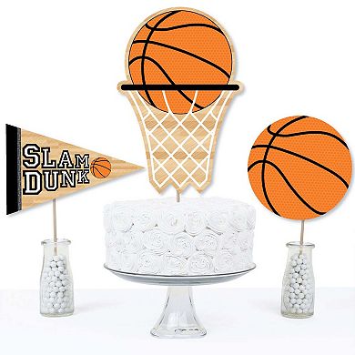 Big Dot Of Happiness Nothin' But Net Basketball - Party Centerpiece ...