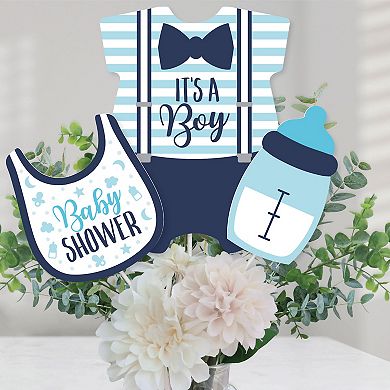 Big Dot Of Happiness It's A Boy - Blue Baby Shower Centerpiece Sticks - Table Toppers - 15 Ct
