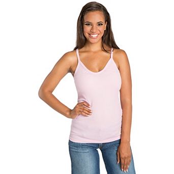 Sweet Vibes Junior Womens Stretch Thermal Tank Tops Sweetheart camisole