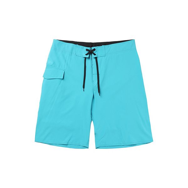 Men's Casual Solid Color Elastic Waist Drawstring Beach Swimwear Shorts