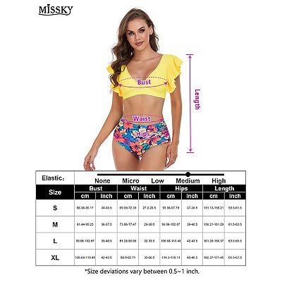 Ruffle sleeve bathing suit top hot sale