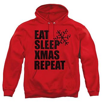 Christmas Repeat Unisex Adult Pullover Hoodie