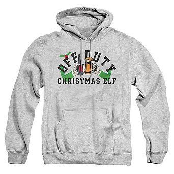 Off Duty Christmas Elf Unisex Adult Pullover Hoodie