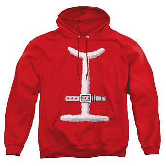 Christmas Santa Suit Unisex Adult Pullover Hoodie