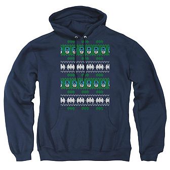 Batman Christmas Sweater Adult Pull Over Hoodie