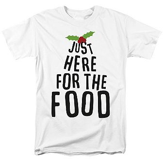 Just Here For The Christmas Food Unisex Adult T-shirt